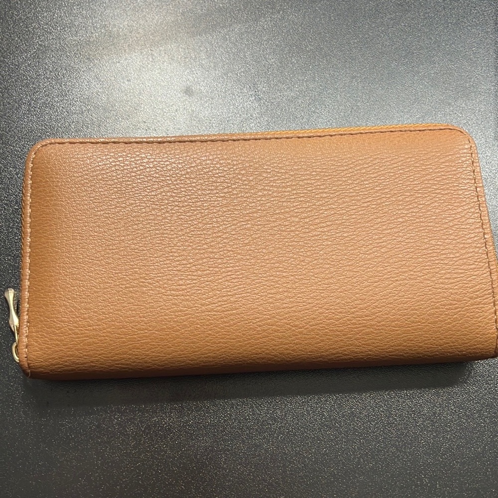 Plan brown wallet
